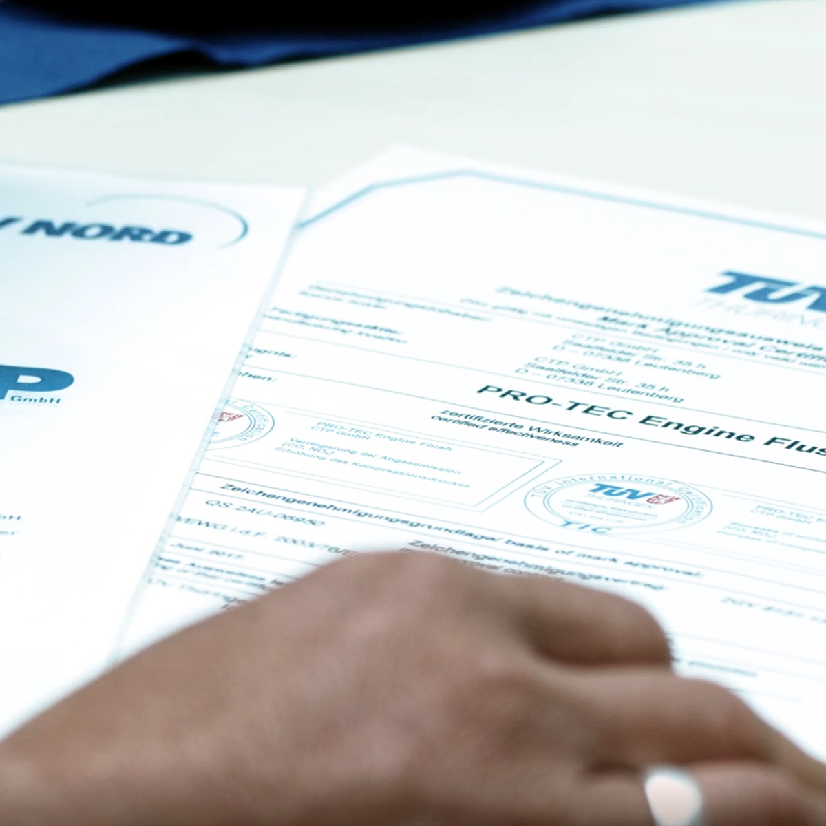 Zertifikat TÜV Nord - PRO-TEC