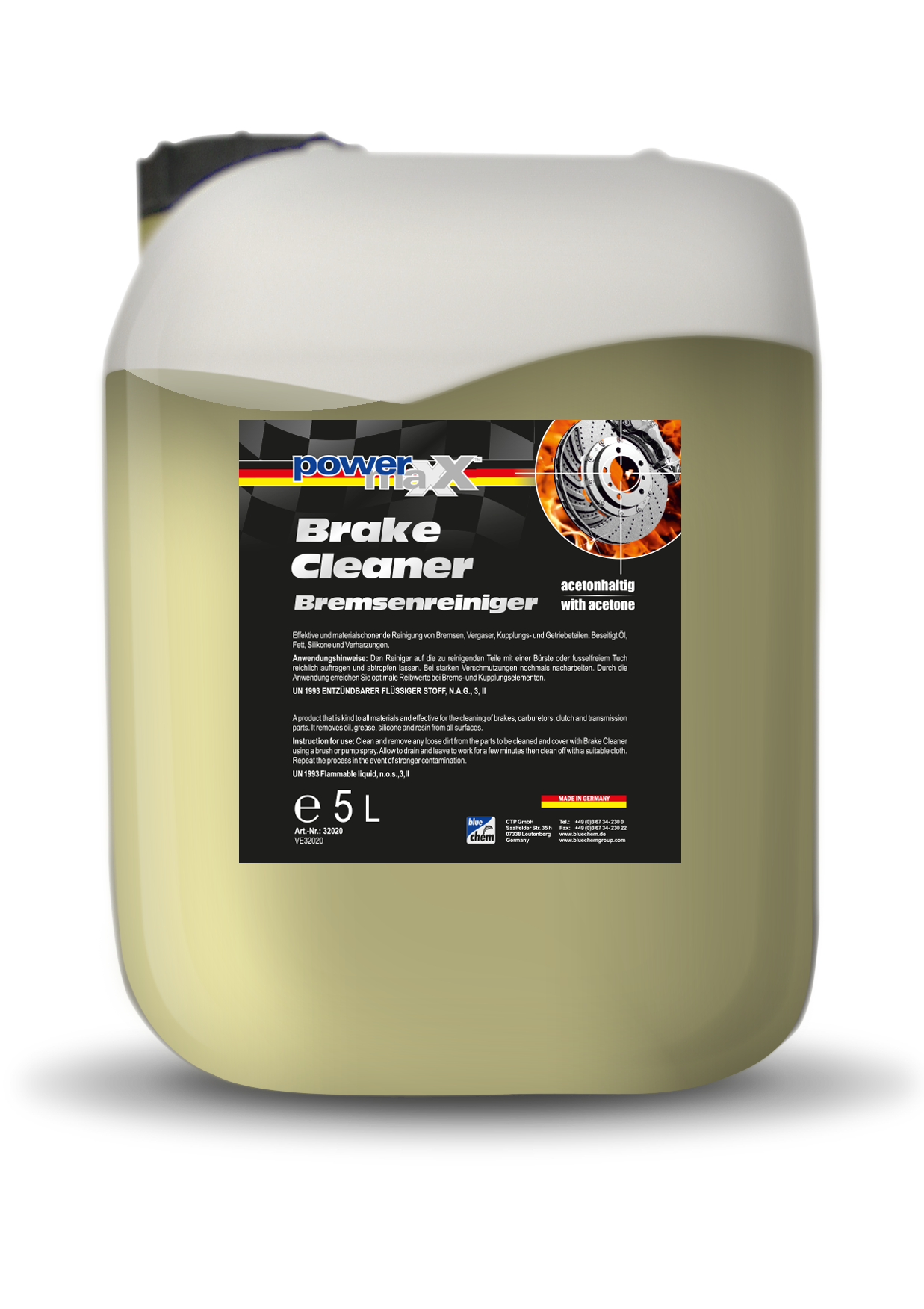 Brake Cleaner with acetone – Fluid - bluechemGROUP